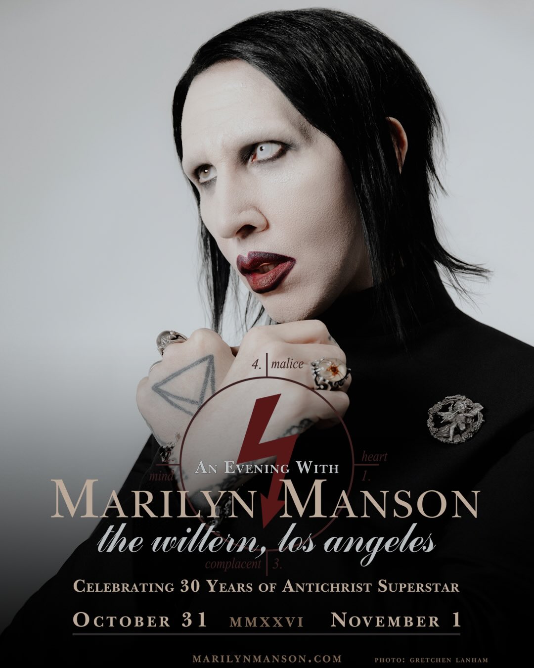 Marilyn Manson celebrará los 30 años de ''Antichrist Superstar''